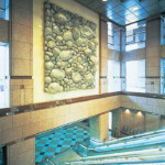 壁面レリーフ「せんまんなゆた」